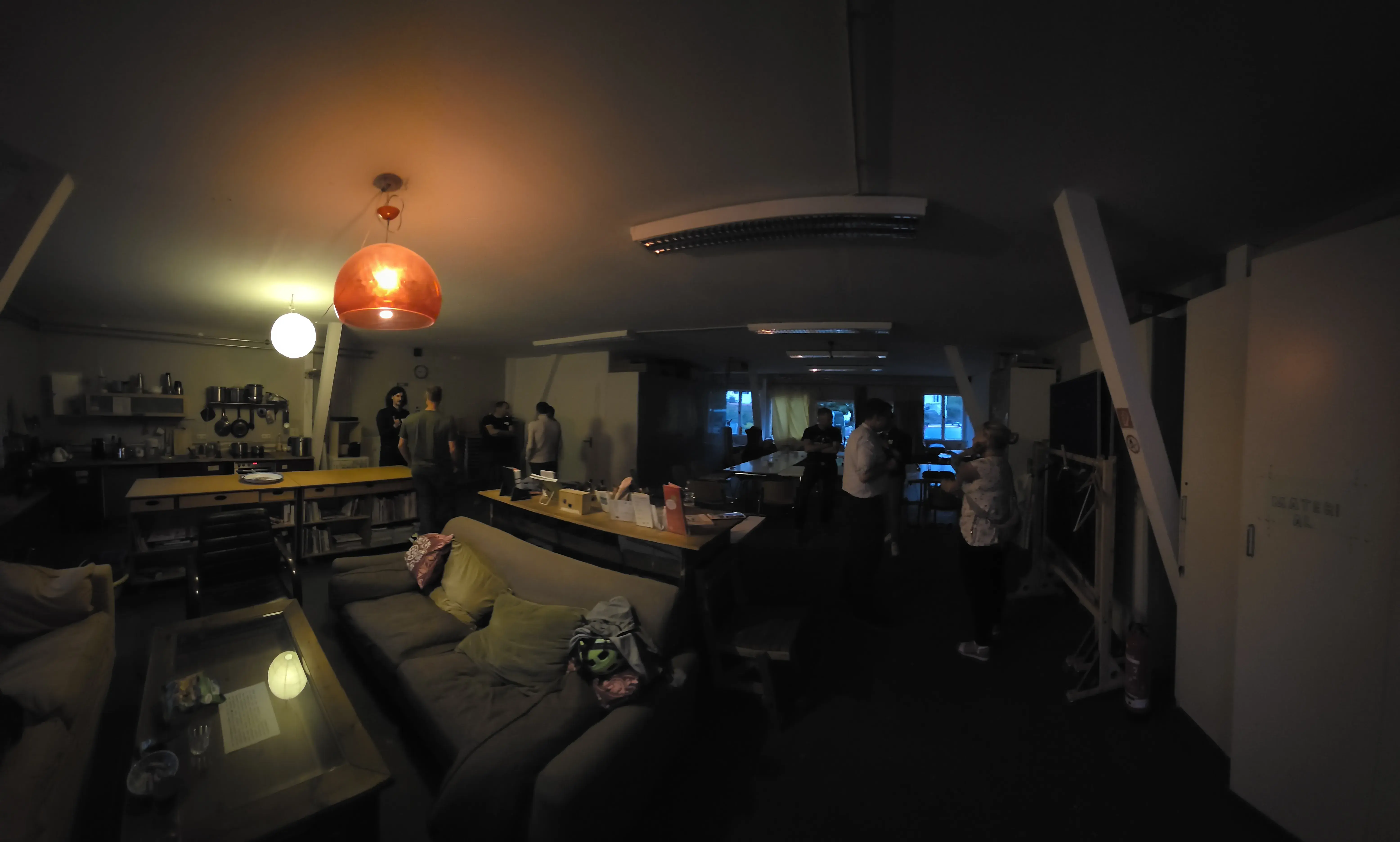 Abendstimmung beim KI Klub